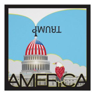 TRUMP Trumpet & Capitol Perfect Poster