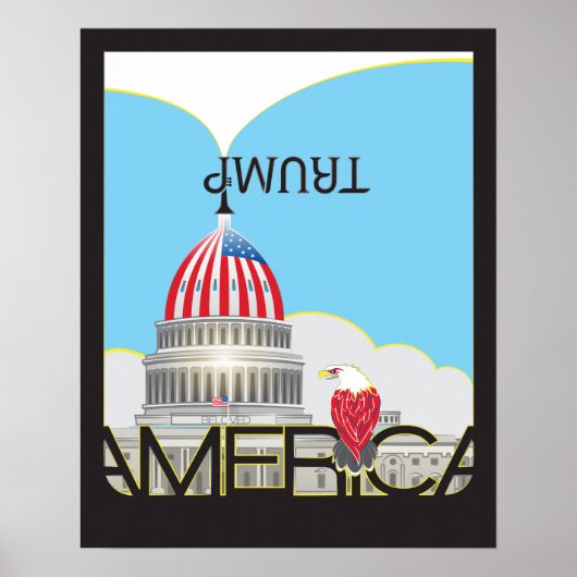 TRUMP Trumpet & Capitol Poster (Voorkant)
