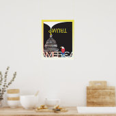 TRUMP Trumpet & Capitol Poster (Keuken)