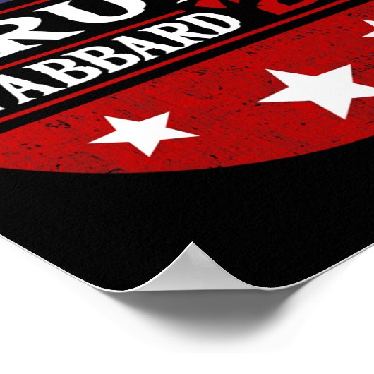 Trump Tulsi Gabbard 2024 Conservatieve Amerikaanse Poster (Hoek)