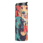 Trump Tumbler: "Ben je nu beter af?" Thermosbeker (Gedraaid links)