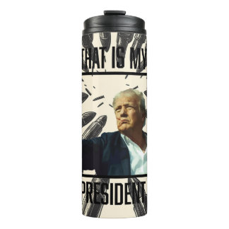 Trump Tumbler: "Dat is mijn President" Thermosbeker
