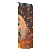 Trump Tumbler: "Neem je beste kans" Thermosbeker (Geroteerd rechts)