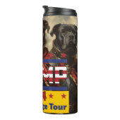 Trump Tumbler: "Revenge Tour" (3 pitridders) Thermosbeker (Geroteerd rechts)
