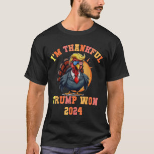 Trump Turkije Grappige meme in dankbaar Trump won  T-shirt