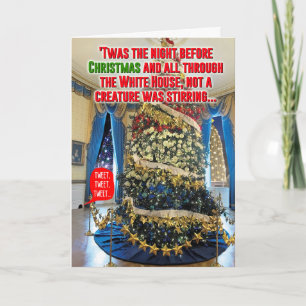 Trump Twas De Nacht Kerstmis Joke Kaart