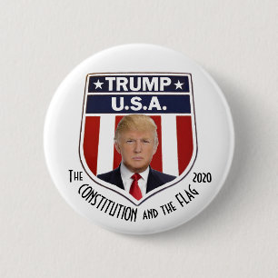 TRUMP U.S.A. RONDE BUTTON 5,7 CM