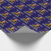 Trump Ugly Xmas Sweater Make Christmas Great Again Cadeaupapier (Hoek)