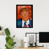 TRUMP UITZET KALENDER AFTELLEN KALENDER POSTER (Thuiskantoor)