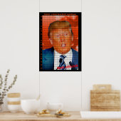 TRUMP UITZET KALENDER AFTELLING KALENDER POSTER (Keuken)