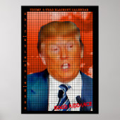 TRUMP UITZETKALENDER COUNTDOWN KALENDER POSTER (Voorkant)