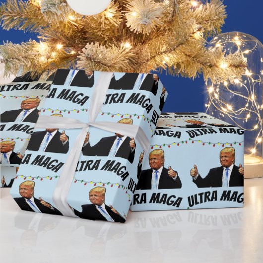TRUMP ULTRA MAGA CHRISTMAS WRAPPINGPAPIER CADEAUPAPIER (Feestdagen)