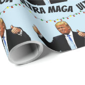 TRUMP ULTRA MAGA CHRISTMAS WRAPPINGPAPIER CADEAUPAPIER (Rol Hoek)