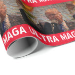 TRUMP ULTRA MAGA CHRISTMAS WRAPPINGPAPIER CADEAUPAPIER<br><div class="desc">DONALD TRUMP ULTRA MAGA WRAPPINGSPAPIER VOOR TWEEDE DAG OF CHRISTMAS</div>