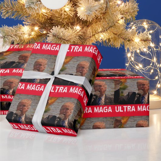 TRUMP ULTRA MAGA GRAFFITI CHRISTMAS CADEAUPAPIER (Feestdagen)