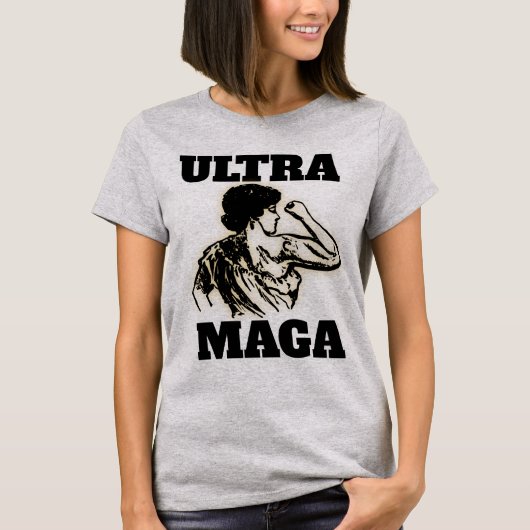 TRUMP ULTRA MAGA WOMENS LADIES T SHIRTS (Voorkant)