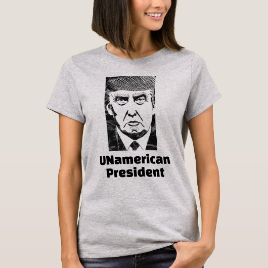 Trump/UNamerican President T-shirt (Voorkant)