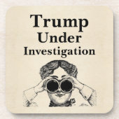 Trump under investigation Beverage Coaster Bier Onderzetter (Voorkant)