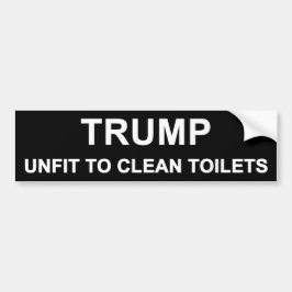 Trump Unfit Bumpersticker
