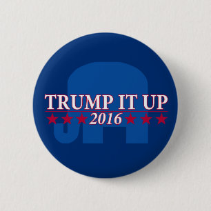 Trump up-knop ronde button 5,7 cm
