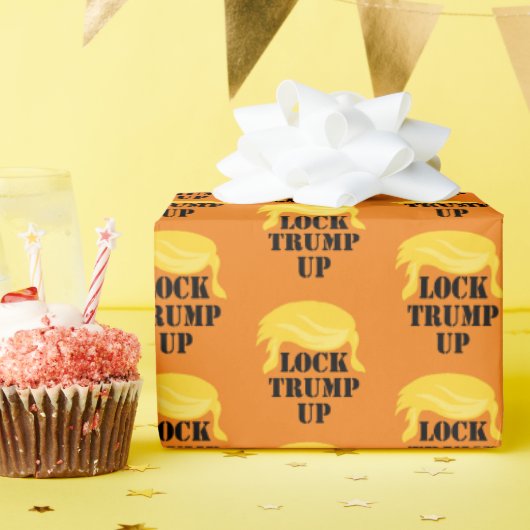 Trump-up patroon vergrendelen cadeaupapier (Verjaardagsfeest)