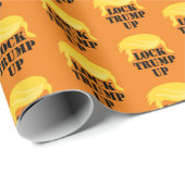 Trump-up patroon vergrendelen cadeaupapier (Rol Hoek)