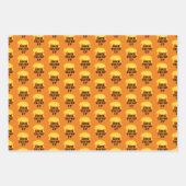 Trump-up patroon vergrendelen inpakpapier vel (Voorkant)