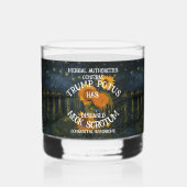 Trump Urine Party Poetin plaagt Republikeins Witte Whisky Glas (Voorkant)