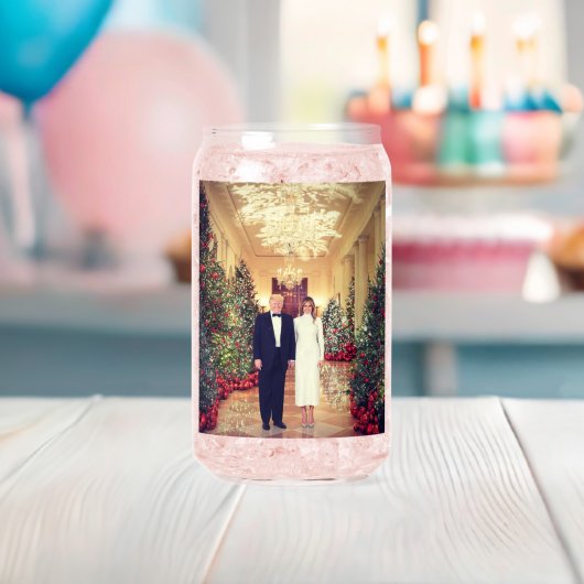 Trump US President White House Kerstmis Blikvorm Glas (Insitu (Baby Shower))