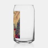 Trump US President White House Kerstmis Blikvorm Glas (Links)