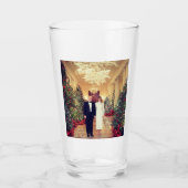 Trump US President White House Kerstmis Glas (Voorkant)