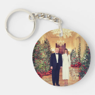Trump US President White House Kerstmis Sleutelhanger