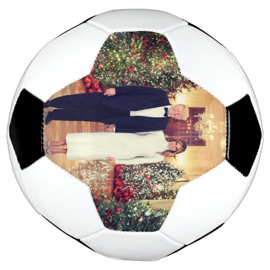 Trump US President White House Kerstmis Voetbal (Gedraaid)