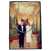 Trump US President White House Medium Cadeauzakje (Voorkant)