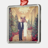 Trump US President White House Metalen Ornament (Links)