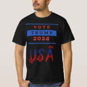 Trump USA 2024 blk T-shirt (Voorkant)