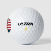 Trump USA Flag Keep America Great Trump 2020 Golfballen (Logo)
