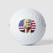 Trump USA Flag Keep America Great Trump 2020 Golfballen (Voorkant)