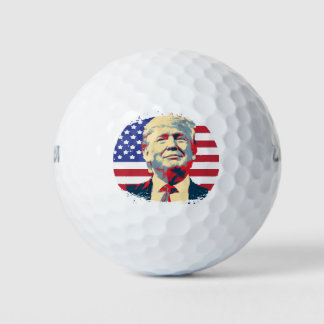 Trump USA Flag Keep America Great Trump 2020 Golfballen