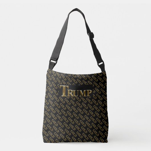 TRUMP USA  GOLD  CROSSBODY TAS (Voorkant)