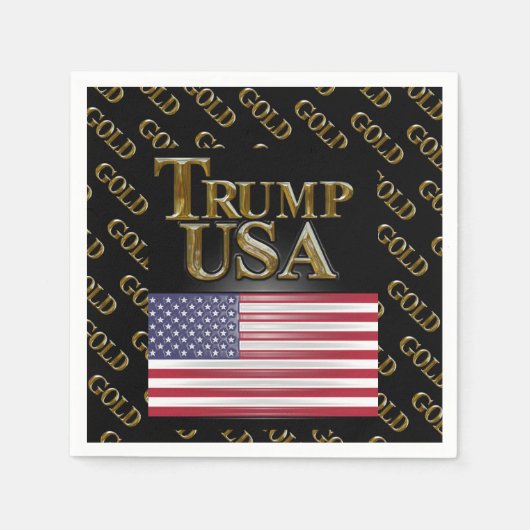 TRUMP USA GOLD SERVET (Voorkant)