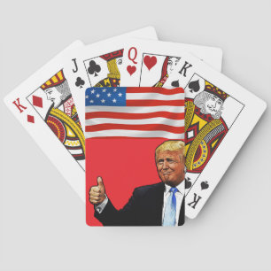 Trump USA poker speelkaarten