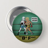 Trump V. Biden Ronde Button 7,6 Cm (Voorkant /achterkant)