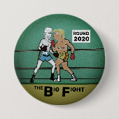 Trump V. Biden Ronde Button 7,6 Cm (Voorkant)