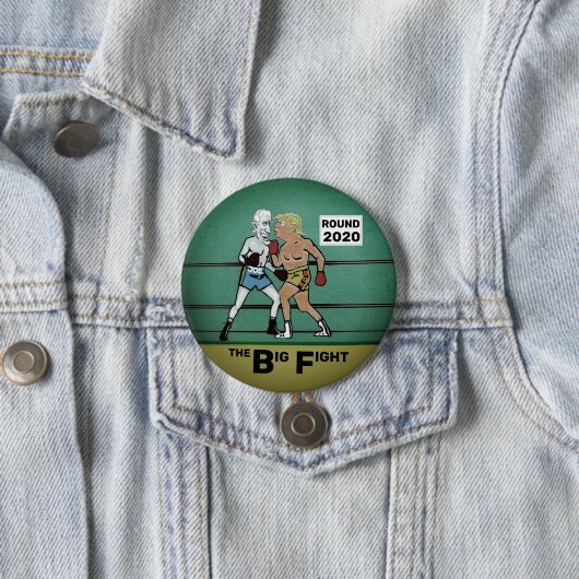 Trump V. Biden Ronde Button 7,6 Cm (In situ)