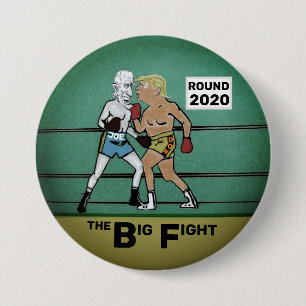 Trump V. Biden Ronde Button 7,6 Cm