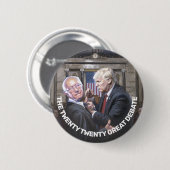 Trump V. Sanders Ronde Button 5,7 Cm (Voorkant /achterkant)