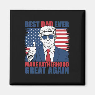 Trump Vaderdag Beste Papa Ooit Maak Vaderdom G Magneet