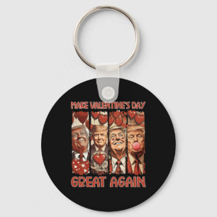 Trump Valentijnsdag Shirt maakt Valentijnsdag GR Sleutelhanger