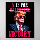 Trump Valentijnsdag V is voor Trump Poster (Voorkant)